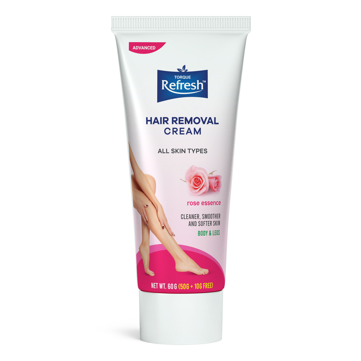 TORQUE REFRESH HAIR REMOVAL CREAM 60GM-ROSE (A)